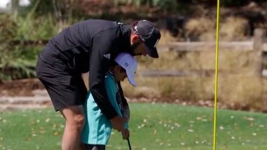 Young cancer patient spends time with Sergio Garcia at WGC Match Play